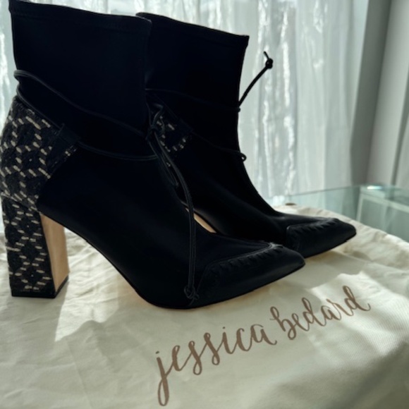 Jessica Bedard Black Star Ankle Boot - IT/EU 37 - Picture 1 of 16